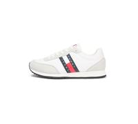 Tommy Jeans Baskets basses 'CLASSIC' gris clair / rouge / noir / blanc, Taille 40
