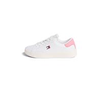 Tommy Jeans Baskets basses écru / bleu marine / rose / rouge, Taille 36