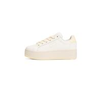 Tommy Jeans Baskets basses 'Essential' crème / jaune pastel, Taille 39