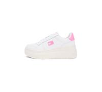 Tommy Jeans Tjw Basket Flatform EN0EN02981 Chaussures Basses pour Femme, Rose (écru/Blush synthétique), 40 EU