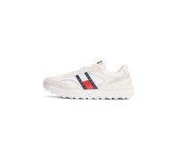 Tommy Jeans Baskets basses 'Technical Running Ess' bleu foncé / rouge cerise / blanc, Taille 40