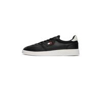 Tommy Jeans Hommes The Greenwich Edge Leather EM0EM01762 Low Top, Noir, 39,5
