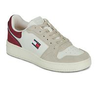 Tommy Jeans Baskets basses 'TJW RETRO BASKET SNEAKER' beige / écru / bleu marine / bordeaux, Taille 37