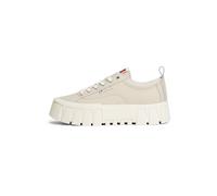 Tommy Jeans Femme Tjw Vulc Flatform Leather En0En03008 Bas, Beige (Gulf Sand), 38 EU