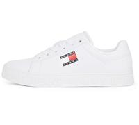 Tommy Jeans Baskets Compensées Femme Logo Basses, Blanc (White), 37