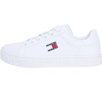 Tommy Jeans Baskets Compensées Femme Logo Basses, Blanc (White), 39