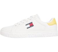 Tommy Jeans Baskets Compensées Femme Logo Basses, Multicolore (Yellow Dahlia), 36
