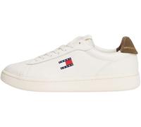 Tommy Jeans Baskets Cuvette Homme Archive '98 en Cuir, Multicolore (Ivory/Homestead), 46