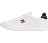 Tommy Jeans Baskets Cuvette Homme Archive '98 en Cuir, Multicolore (RWB), 46