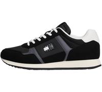 Tommy Jeans Baskets de Running Homme Casual Basses, Noir (Black), 45