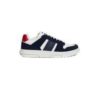 Tommy Jeans Baskets Homme Brooklyn en Daim, Bleu (Dark Night Navy), 42