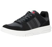 Tommy Jeans Baskets Homme Brooklyn en Daim, Noir (Black), 44