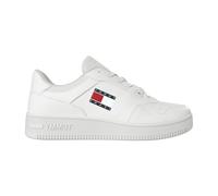 Tommy Jeans - Baskets Retro BA Cuir Blanc - Femme - Chaussures - Blanc - Taille: 36 EU