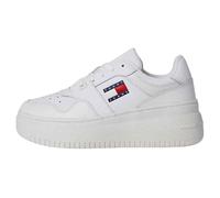 Baskets Tommy Jeans TJW RETRO BASKET FLATFORM ESS pour Femme 40 Blanc