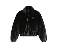 TOMMY JEANS Blouson aspect fourrure noir | S