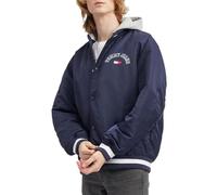 Tommy Jeans Blouson TJM Graphic Satin Bomber Veste pour homme