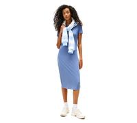 Tommy Jeans Bodycon Midi Dress with Logo Detail Robe décontractée, Blue Moment, Taille L Femme