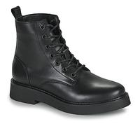 Tommy Jeans Lace Up Flat Femme - Baskets, Noir - Pointure 36 - Cuir Black 36