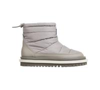 Tommy Jeans - Bottes Cheville Beige Rembourrées Plates - Femme - Chaussures - Beige - Taille: 38 EU