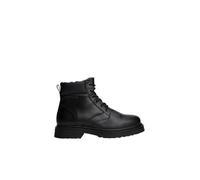 Tommy Jeans Bottes Mid Boot Homme Lace Up en Cuir, Noir (Black), 43