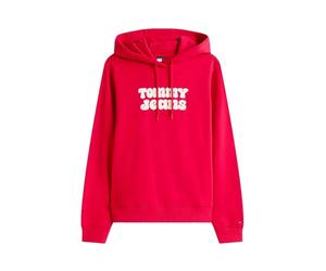 Tommy Jeans - Bubble Letter Logo Sweat à capuche - Femme - Sweatshirts et sweats à capuche - Rose - Taille: 38 FR
