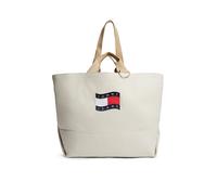 Cabas femmes Tommy Jeans TJW WAVE FLAG MED TOTE Beige Unique