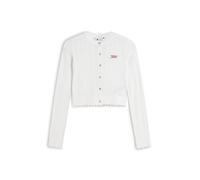 Tommy Jeans - Cardigans - Femme - Pulls - Blanc - Taille: 40 FR