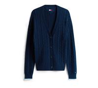 Tommy Jeans Cardigan bleu marine / blanc, Taille S