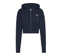 Tommy Jeans Cardigan bleu marine / rouge sang / blanc, Taille XXXL