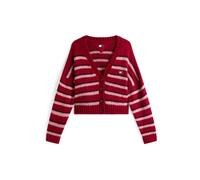 Tommy Jeans Cardigan rose / rouge / noir, Taille L