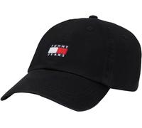 Tommy Jeans Casquette Homme Heritage 6 Panels Cap avec Logo, Noir (Black), Taille Unique