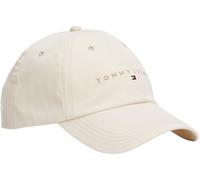 Tommy Jeans Casquette Homme Linear avec Logo, Ivoire (Newsprint), Taille Unique