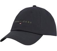 Casquette Tommy Jeans Linear Logo Cap noir pur