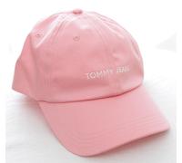 Tommy Jeans casquette TJW Linear Logo Cap AW0AW15845 rose ou parme