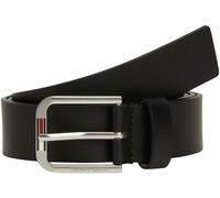 Tommy Jeans Ceinture Homme Austin 3.5 Cuir, Noir (Black), 100 cm