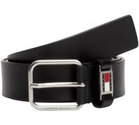 Tommy Jeans Ceinture Homme Scanton 3.5 Cuir, Noir (Black), 85 cm