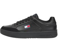 Tommy Jeans Chaussures Basses TJM Cupsole en Cuir EM0EM01660 pour Homme, Noir (Noir), 40 EU, Black, 40 EU