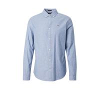 Tommy Jeans Slim Stretch Oxford Long Sleeve Shirt Bleu XL Homme