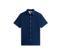 Chemise hommes Tommy Jeans TJM REG SEERSUCKER SHIRT EXT Marine EU L