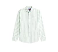 TOMMY JEANS Chemise Coupe Régulière vert clair | M