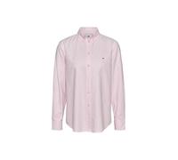 Tommy Jeans Chemise Femme Oxford Regular Fit, Multicolore (Pink/White Stripe), S