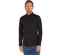Tommy Hilfiger 8719701014040 chemise et haut Col boutonné Manches longues Coton, Elastane