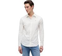 Tommy Hilfiger 8719701014064 chemise et haut Col boutonné Manches longues Coton, Elastane