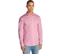 Tommy Jeans Chemise Homme Original Stretch Shirt Slim Fit, Rose (Pink Sugar), XXL