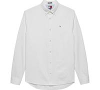 Tommy Jeans Chemise Homme Oxford Regular Fit, Blanc (Ecru), M