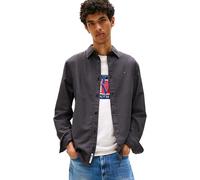 Tommy Jeans Chemise Homme Oxford Regular Fit, Noir (Black), S