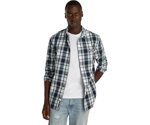 Tommy Jeans Chemise Homme Poplin Check Shirt Regular Fit