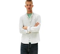 Tommy Jeans Chemise Homme Stripe Oxford Slim Fit, Vert (Cloudy Jade Stripe), XXL