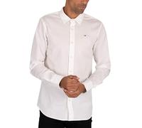 Tommy Hilfiger 8719701014064 chemise et haut Col boutonné Manches longues Coton, Elastane