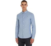 Tommy Jeans Slim Stretch Oxford Long Sleeve Shirt Bleu XL Homme